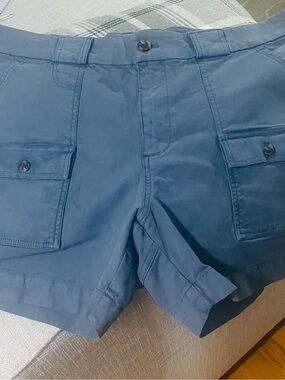 Brooks Brothers Navy Blue Cargo Pocket Shorts